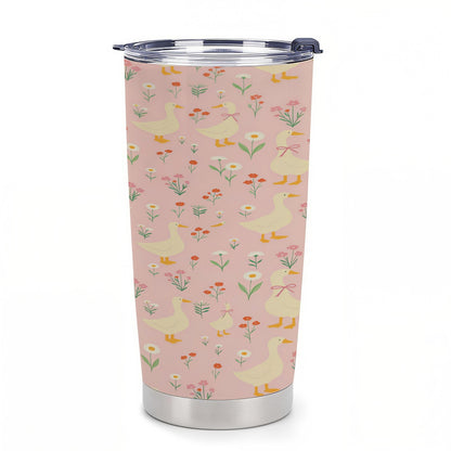 Floral Goose Insulated Stainless Steel Tumbler - 20oz/40oz