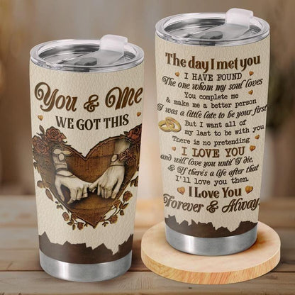 To My Wife I'D Find You Sooner 20oz Insulated Stainless Steel Tumbler