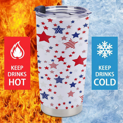 USA 250th Anniversary S Theme American 20oz Insulated Stainless Steel Tumbler