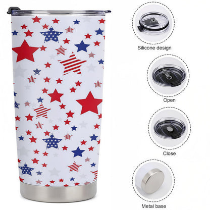 USA 250th Anniversary S Theme American 20oz Insulated Stainless Steel Tumbler
