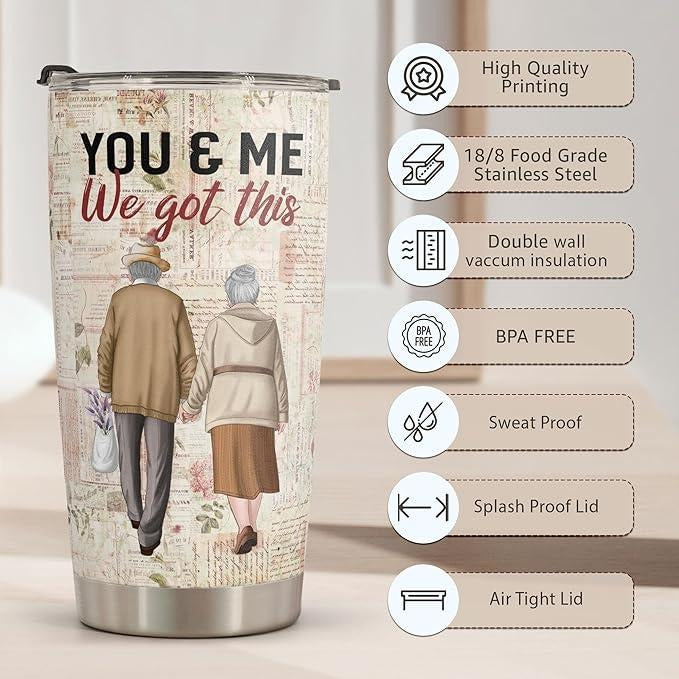 To My Wife I'D Find You Sooner 20oz Insulated Stainless Steel Tumbler