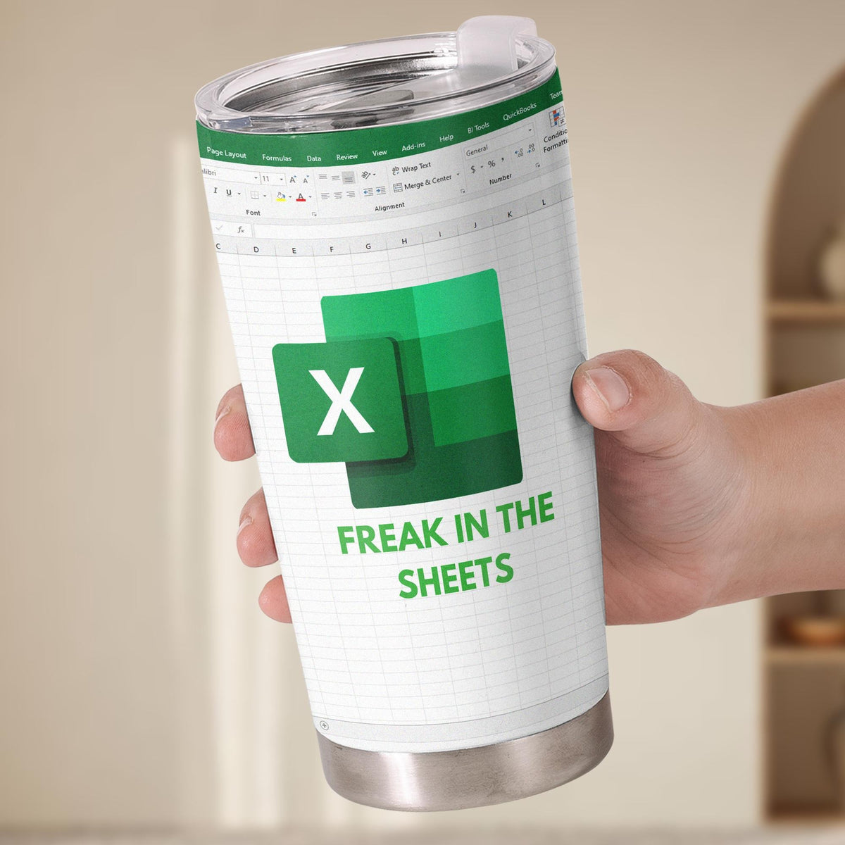 Freak In The Sheets 20oz Insulated Stainless Steel Tumbler