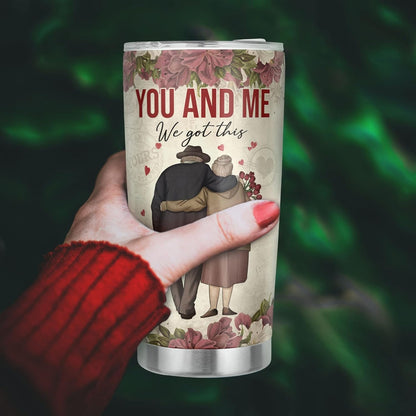 To My Wife Husband Romantic Anniversary 20oz Insulated Stainless Steel Tumbler