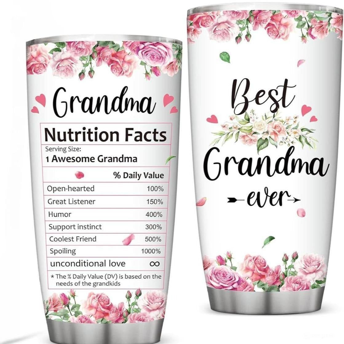 Grandma Appreciation 20oz Insulated Stainless Steel Tumbler