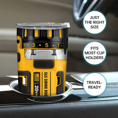 Power Tool Battery 20oz Insulated Stainless Steel Tumbler