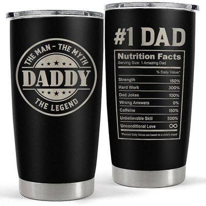Dad Appreciation Cruiser Father'S Dads 20oz Insulated Stainless Steel Tumbler