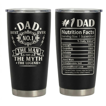 Dad Appreciation Cruiser Father'S Dads 20oz Insulated Stainless Steel Tumbler