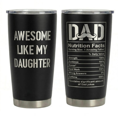 Dad Appreciation Cruiser Father'S Dads 20oz Insulated Stainless Steel Tumbler