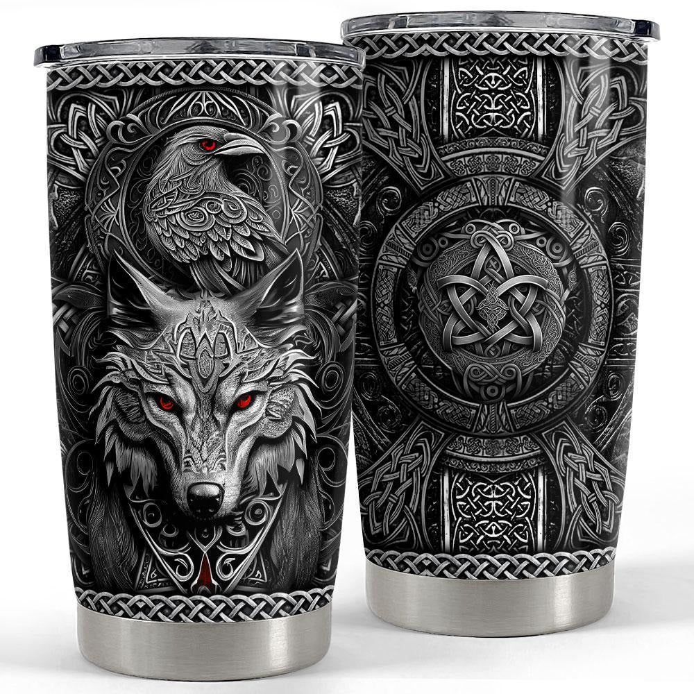 20oz Viking Insulated Tumbler – Stainless Steel Travel Cup, Gift for Husband & Dad