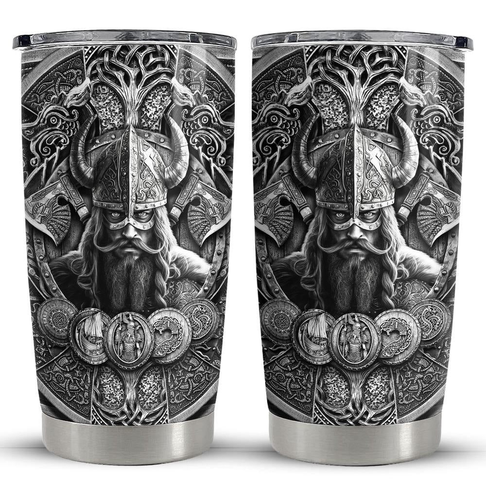 20oz Viking Insulated Tumbler – Stainless Steel Travel Cup, Gift for Husband & Dad
