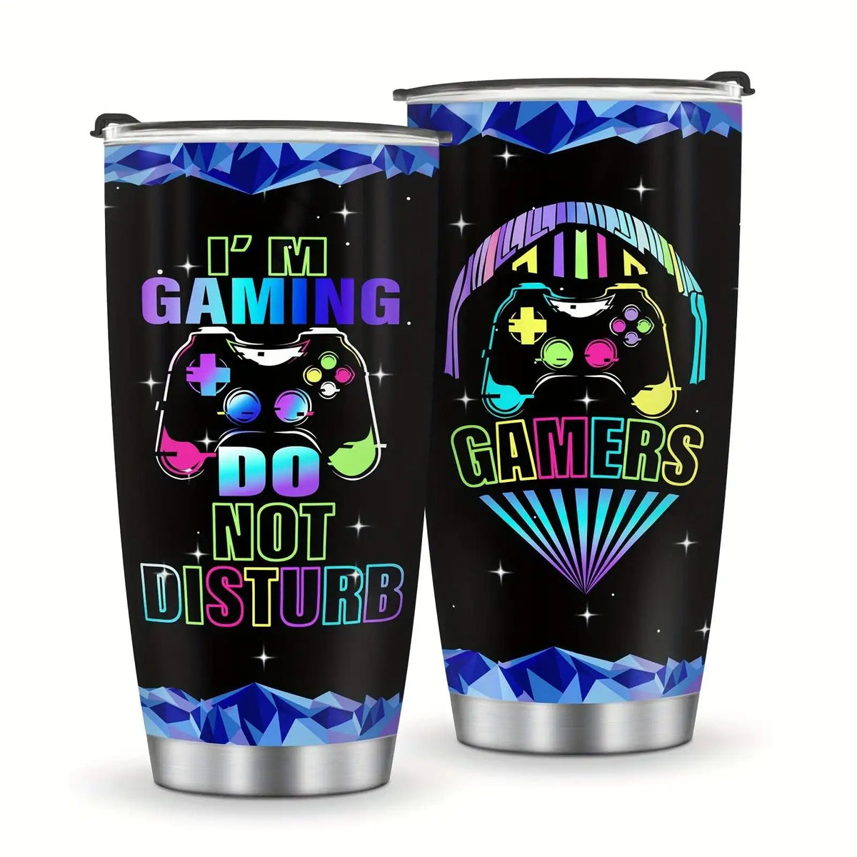 Neon Gamer Gamers Perfect Or 20oz Insulated Stainless Steel Tumbler