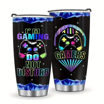 Neon Gamer Gamers Perfect Or 20oz Insulated Stainless Steel Tumbler