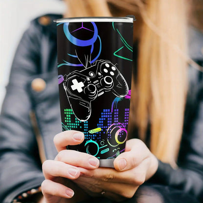 Neon Gamer Gamers Perfect Or 20oz Insulated Stainless Steel Tumbler