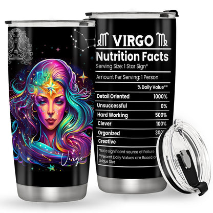 Zodiac Constellation Iced Tea Count 20oz Insulated Stainless Steel Tumbler