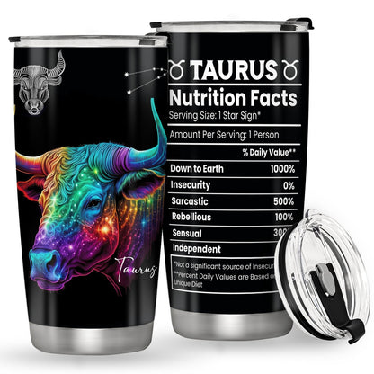 Zodiac Constellation Iced Tea Count 20oz Insulated Stainless Steel Tumbler