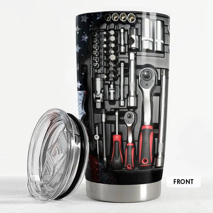 Mechanic Tool Box 20oz Insulated Stainless Steel Tumbler