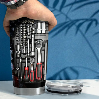 Mechanic Tool Box 20oz Insulated Stainless Steel Tumbler