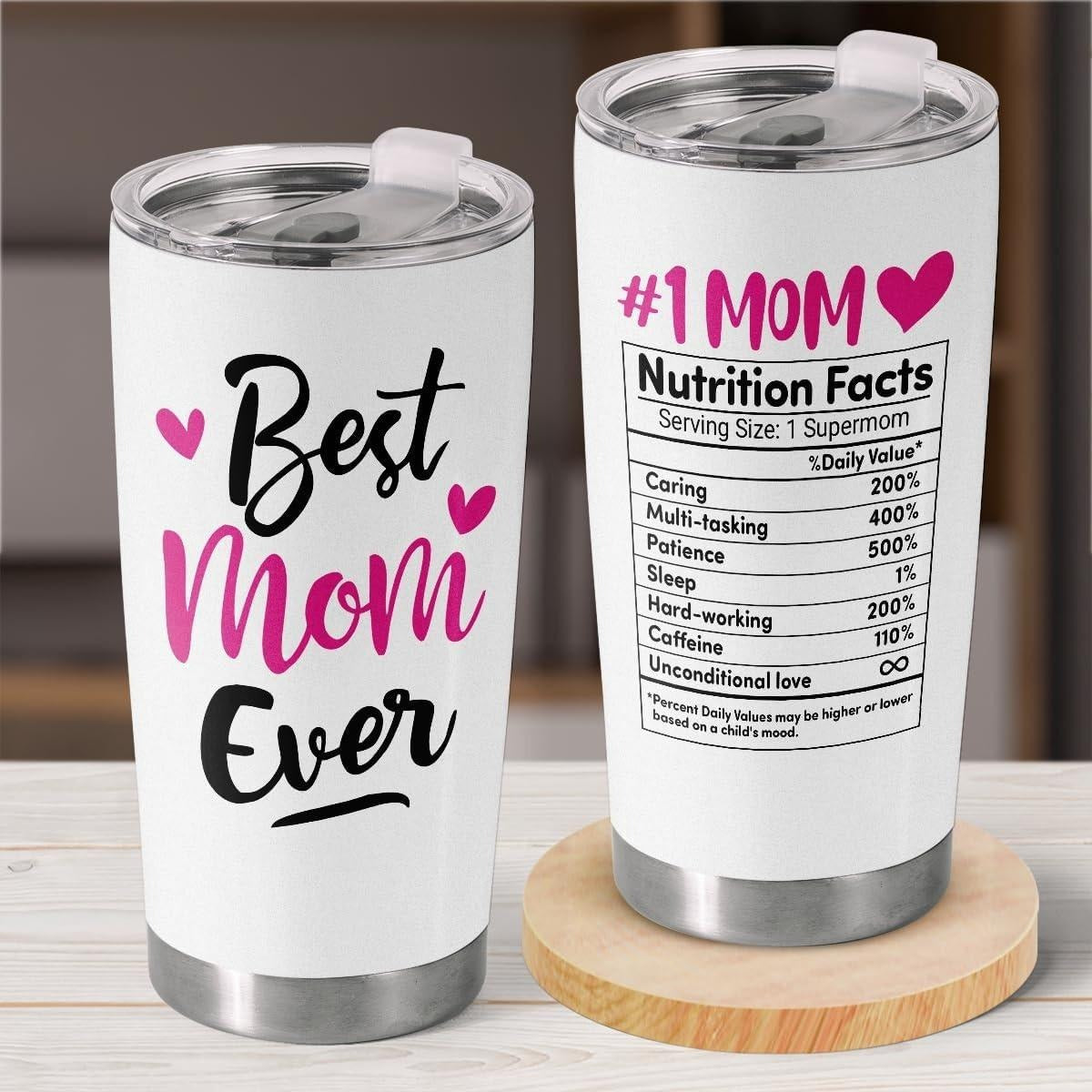 New Mom Affirmations 20oz Insulated Stainless Steel Tumbler