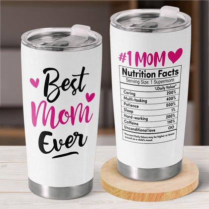 New Mom Affirmations 20oz Insulated Stainless Steel Tumbler