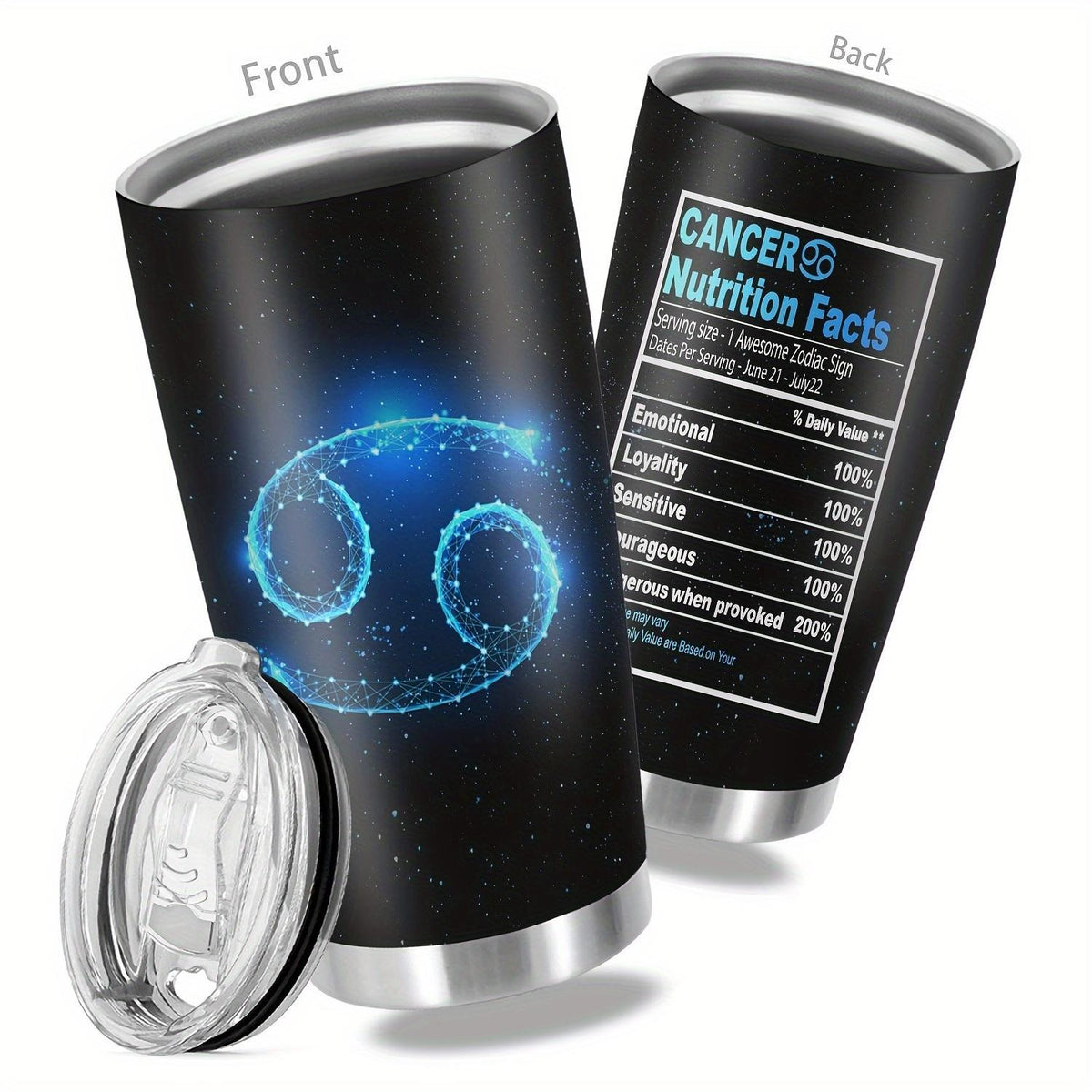 Zodiac Constellation Pc 20oz Insulated Stainless Steel Tumbler
