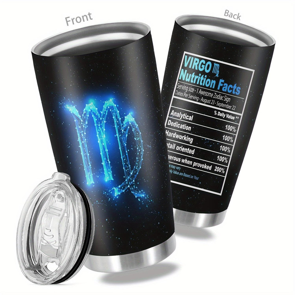 Zodiac Constellation Pc 20oz Insulated Stainless Steel Tumbler