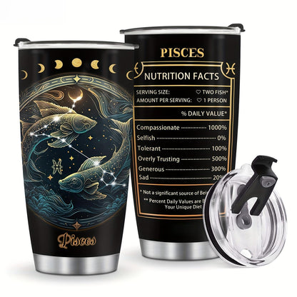 Zodiac Constellation Pc Goth Witchy 20oz Insulated Stainless Steel Tumbler