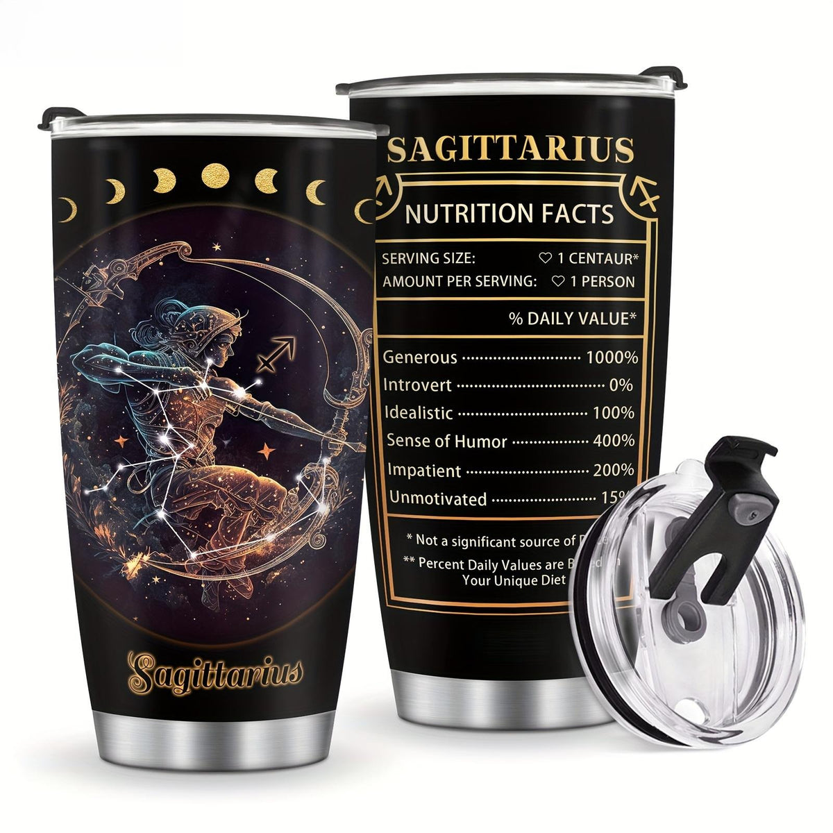 Zodiac Constellation Pc Goth Witchy 20oz Insulated Stainless Steel Tumbler