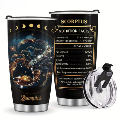Zodiac Constellation Pc Goth Witchy 20oz Insulated Stainless Steel Tumbler
