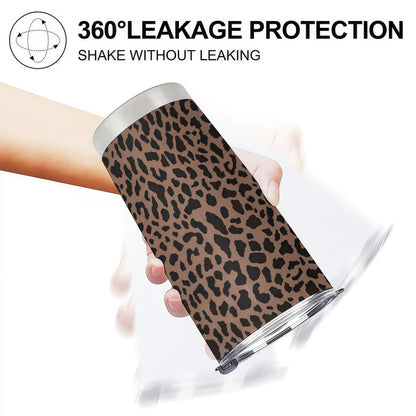 Leopard Print 20oz Insulated Stainless Steel Tumbler - Gift for Women