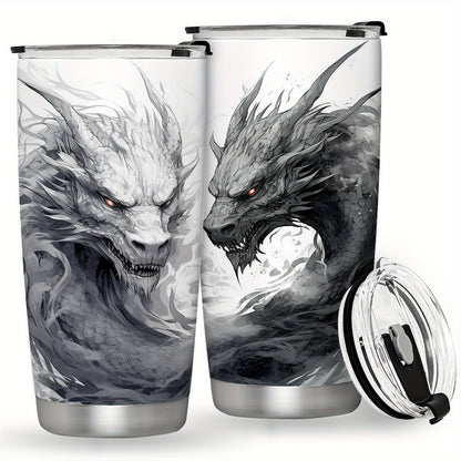 Fantasy Dragon 20oz Insulated Stainless Steel Tumbler - Gift for Fantasy Lover