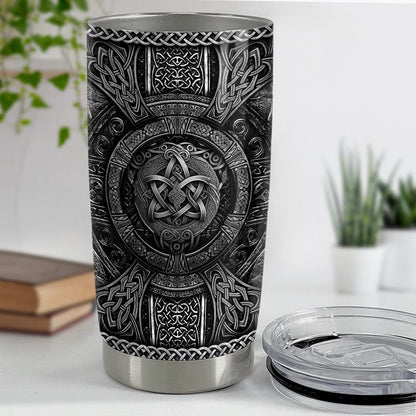Viking Wolf Tea Iced Tea 20oz Insulated Stainless Steel Tumbler