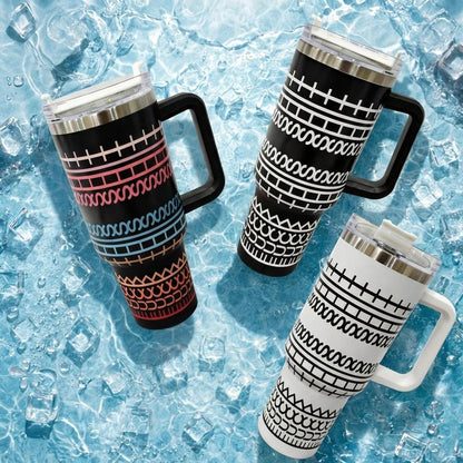 I'm Fine 40oz Insulated Tumbler with Side Handle - Gift for Coworker