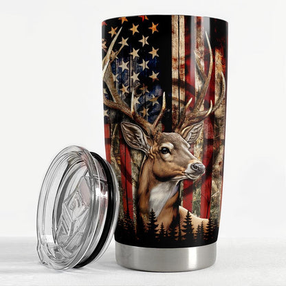 American Hunting 20oz Insulated Stainless Steel Tumbler
