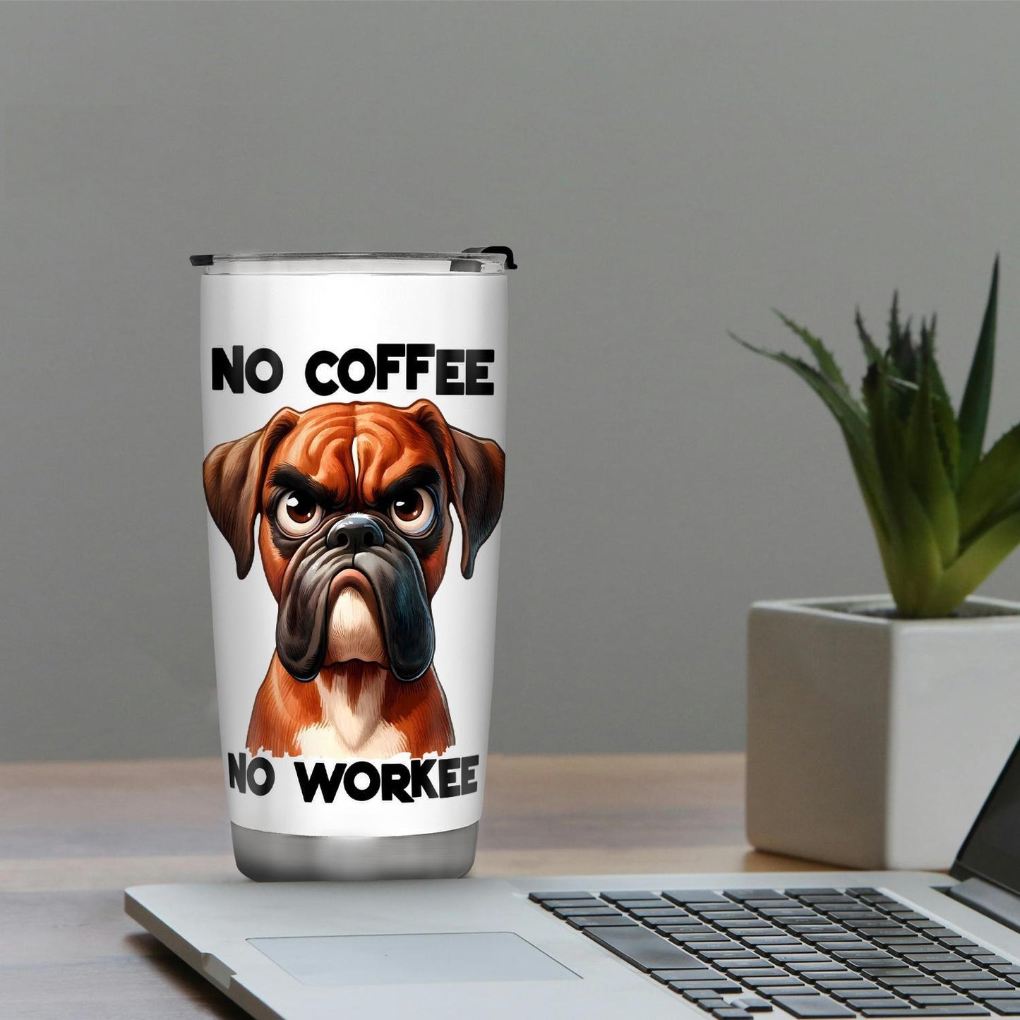 Cute Dog Pattern 20oz Tumbler