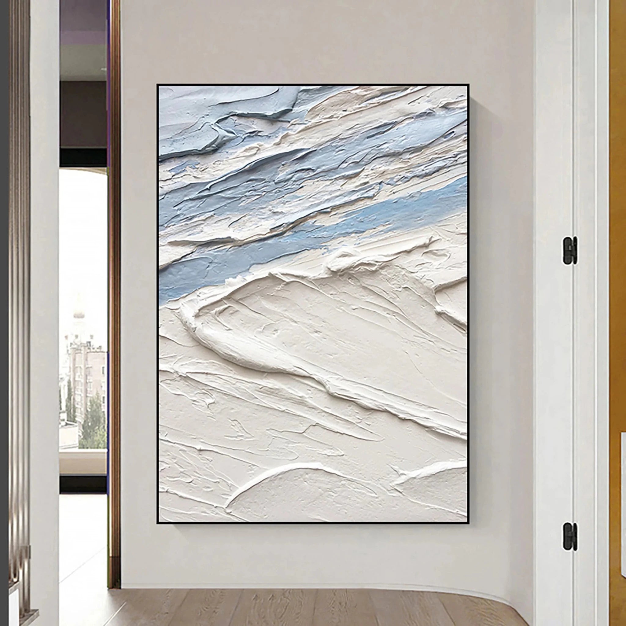 3D Heavy Texture Ocean Wave Oil Painting CZ0085 - Viral Wall Art