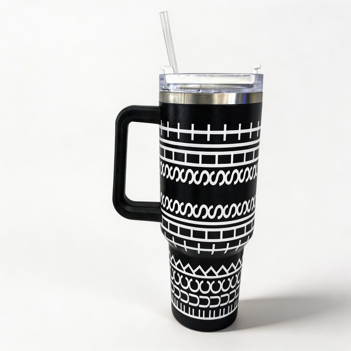 I'm Fine 40oz Insulated Tumbler with Side Handle - Gift for Coworker