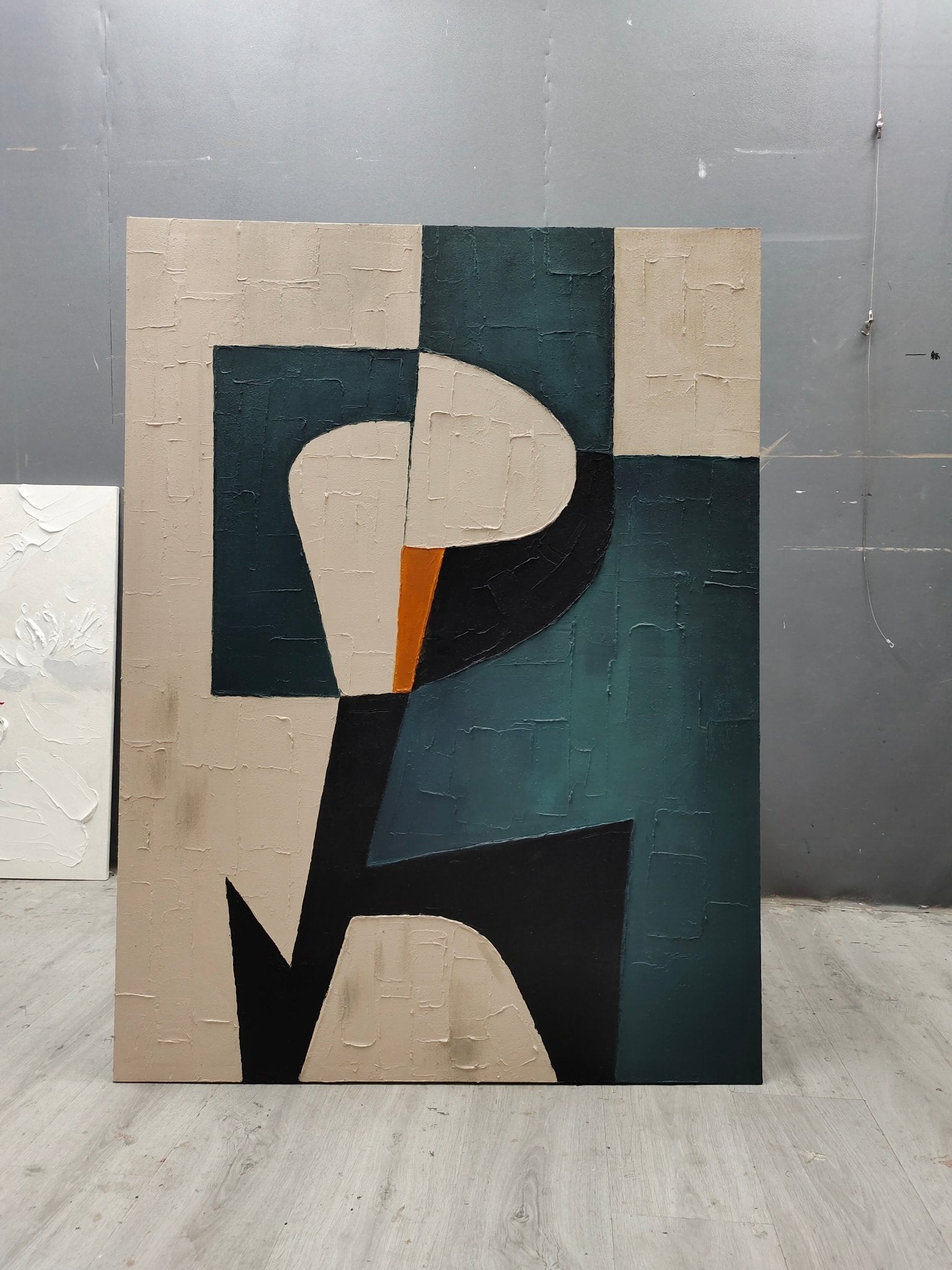 Minimalist Impasto Abstract Wall Art JC0015 - Viral Wall Art