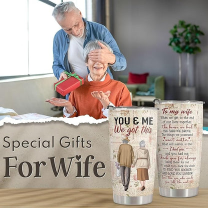 Romantic Wife Gift Tumbler