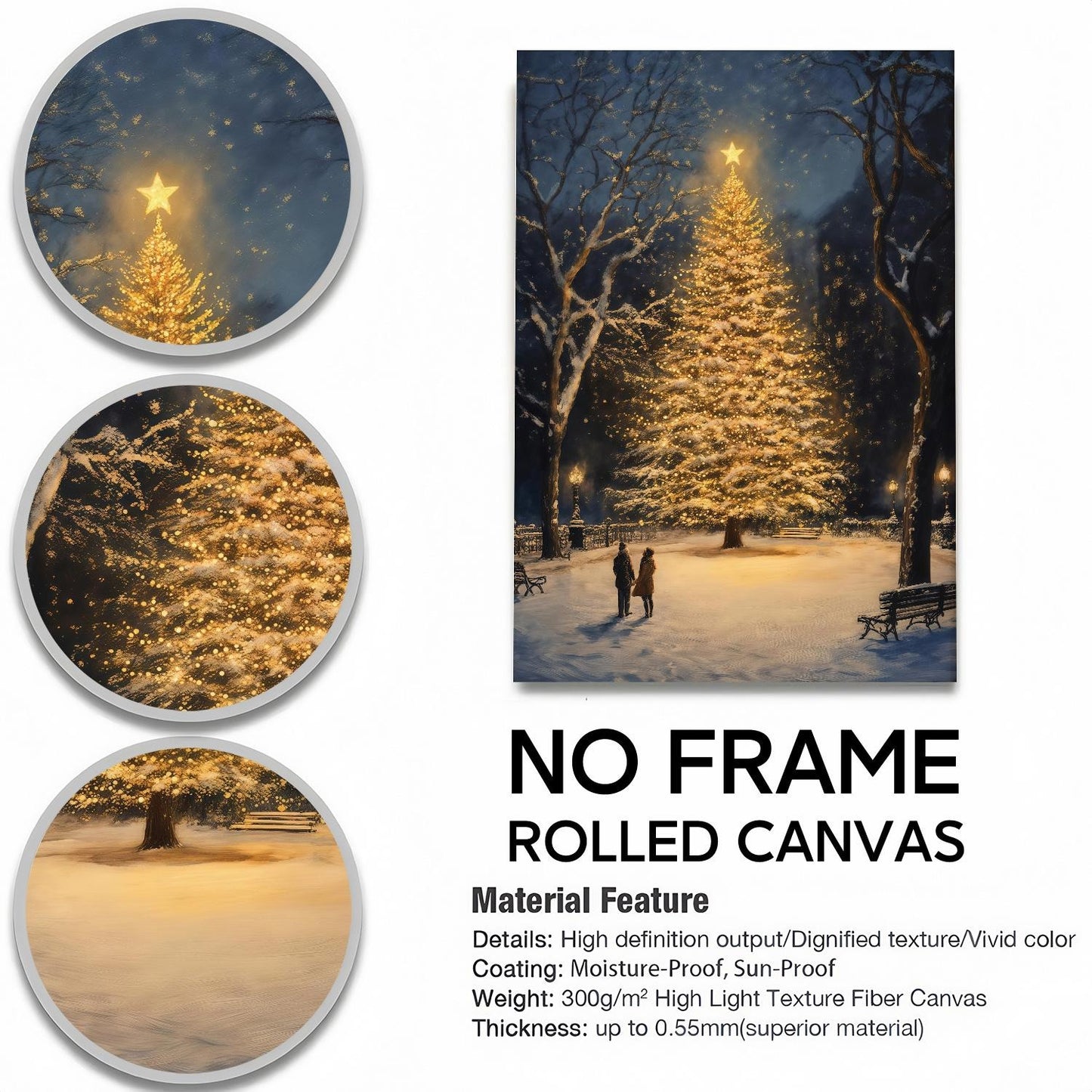 Nostalgic Christmas Train Art Print