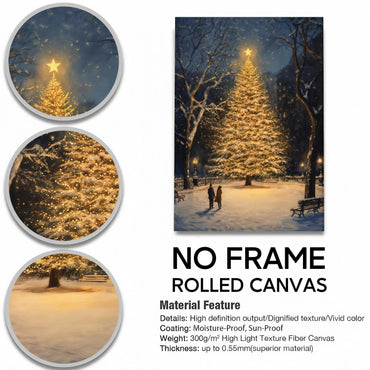 Nostalgic Christmas Train Art Print