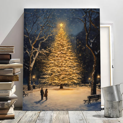 Nostalgic Christmas Train Art Print
