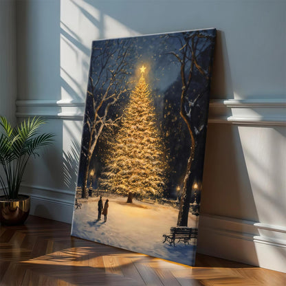 Nostalgic Christmas Train Art Print