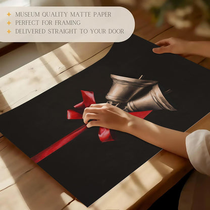 Dark Academia Christmas Wall Art