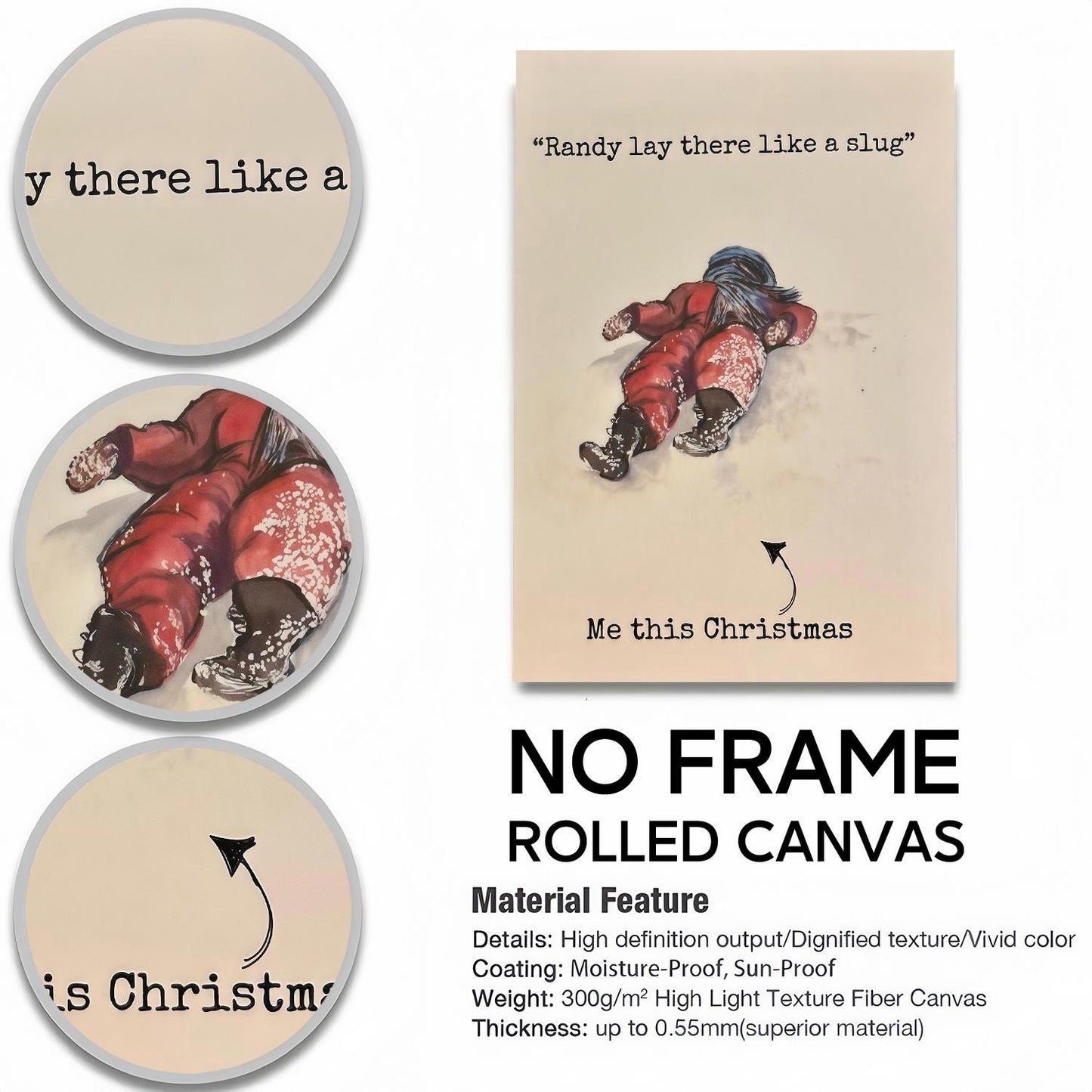 Retro Christmas Comedy Wall Art