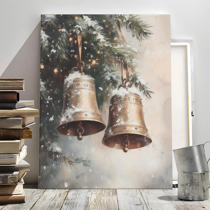 Farmhouse Snowy Bells Wall Art
