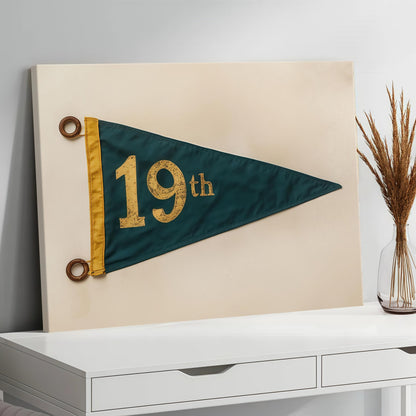 19th Hole Retro Golf Poster