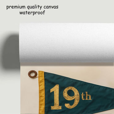 19th Hole Retro Golf Poster