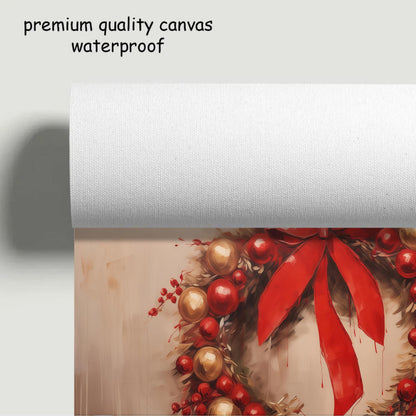 Nochebuena Christmas Wreath Poster