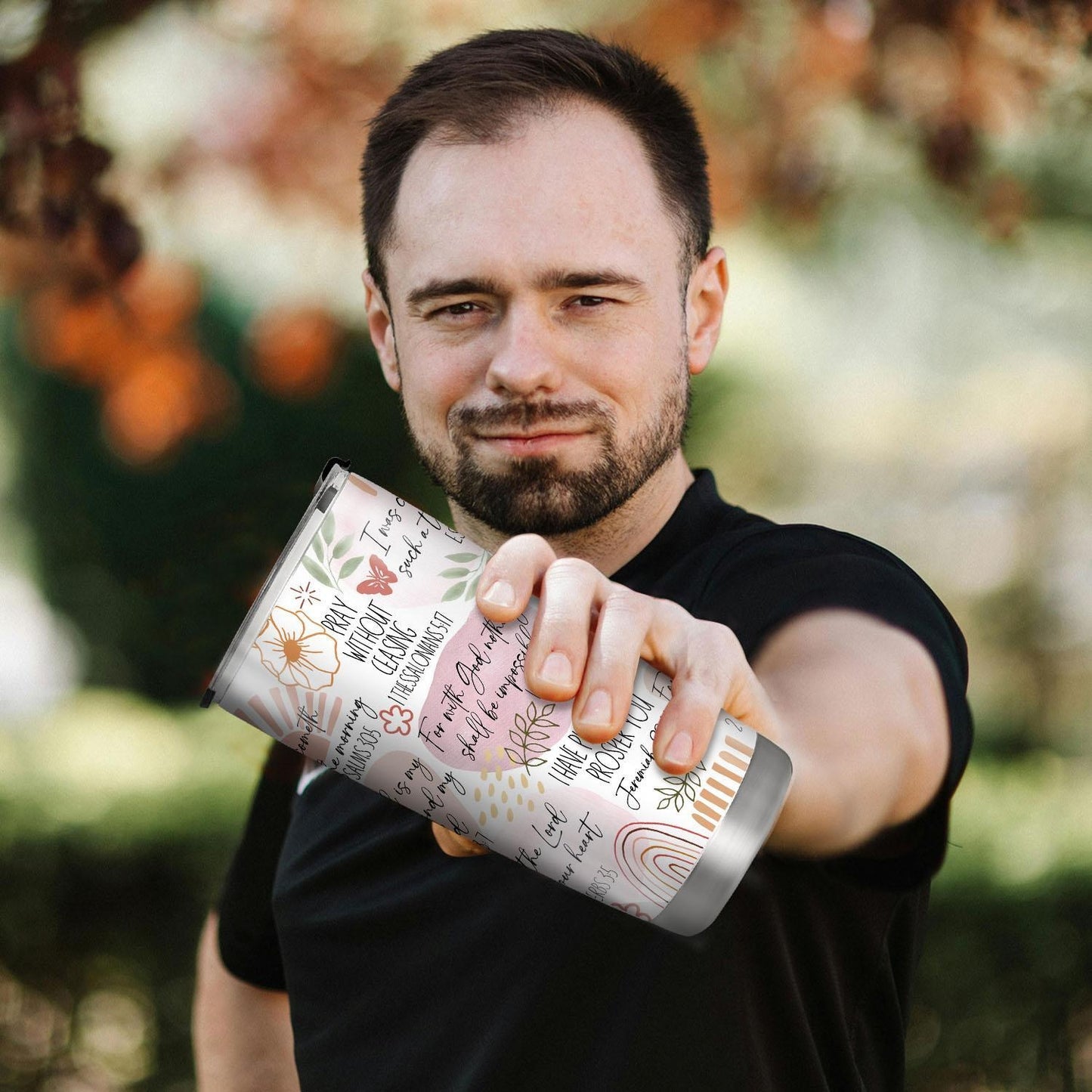 Bible Verse Floral 20oz Tumbler