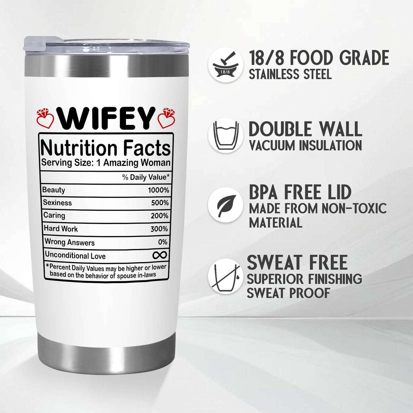 Anniversary Wife Gift Tumbler